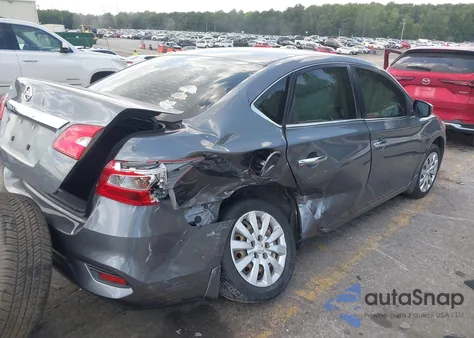 2019 Nissan Sentra S z USA, uszkodzony, nr VIN 3N1AB7AP6KY349193